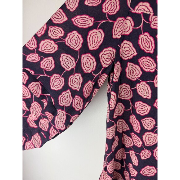 NWT Maeve by Anthropologie Pleated floral Blouse Size XS - Picture 14 of 17